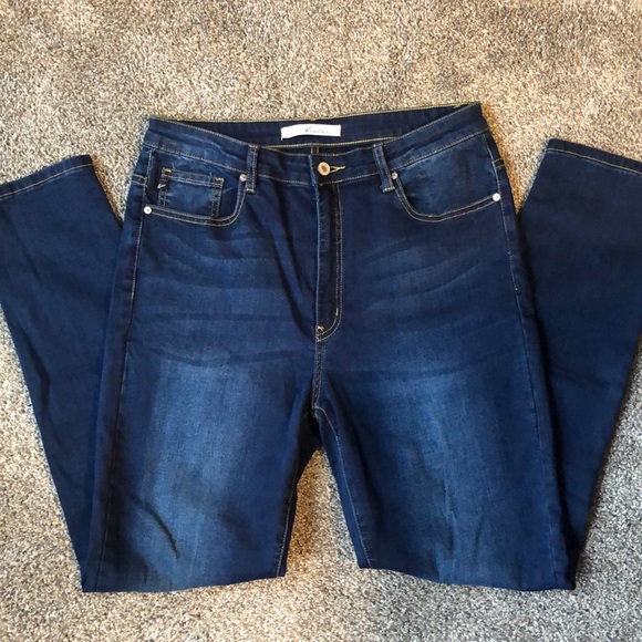 KanCan Denim - Kancan High Rise Dark Wash Skinny Jeans